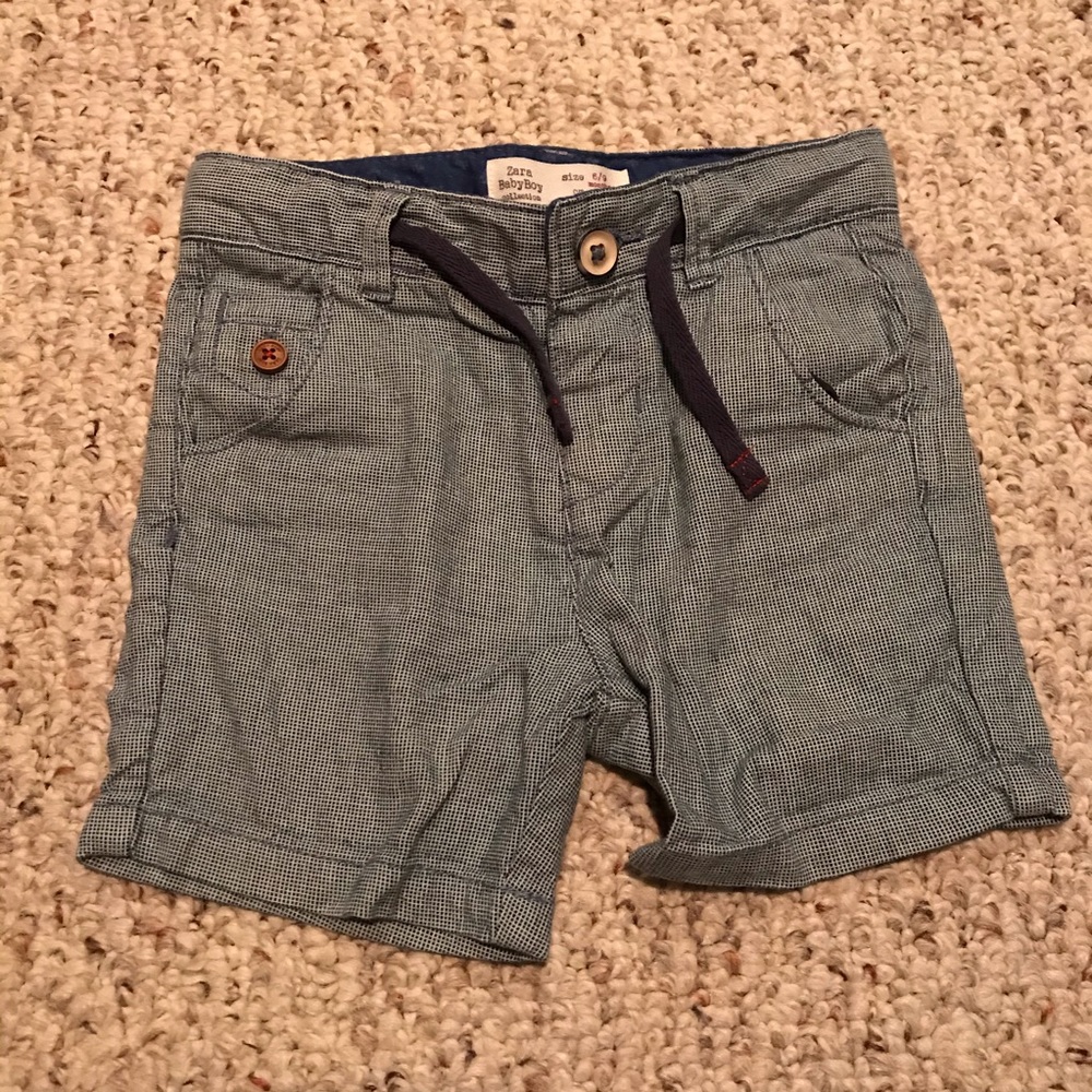Zara boy shorts 6-9 months